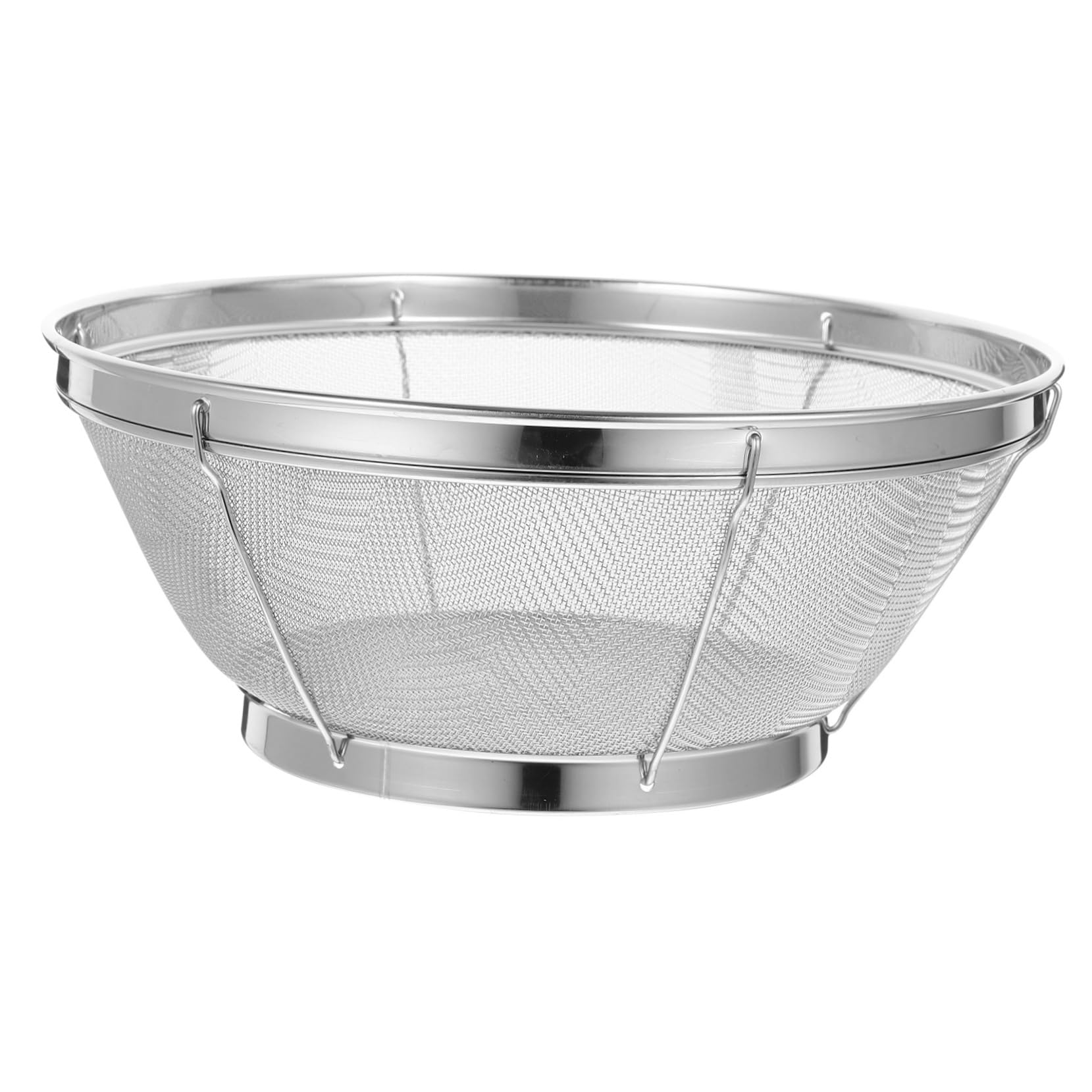 MAGICLULU 2 Coladores de Cocina de Malla Fina Cesta para Lavar Arroz Cesta para Escurrir Frutas Y Verduras.