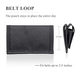 Kosibate Speedloader Pouch Case Holder Nylon Tactical Double Speedloader Belt Universal Fit .357 .44 Most from .38 to .45 Colt (Black)