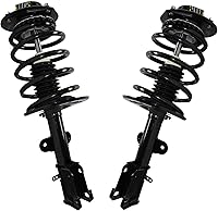 Vista 93 de Detroit Axle - Kit de suspensión delantera de 10 piezas para Chevy Aveo Aveo5 Pontiac G3 Wave 2 Ready Struts Assembly 2 Enlaces de barra