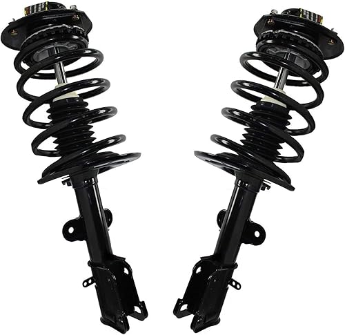 Miniatura 93 de Detroit Axle - Kit de suspensión delantera de 10 piezas para Chevy Aveo Aveo5 Pontiac G3 Wave 2 Ready Struts Assembly 2 Enlaces de barra