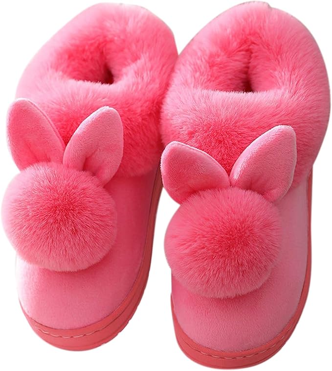 Blair Bunny Slippers Fluffy Pantoufles Slippers Cartoon Cute Rabbit Household Warm Fluffy Plush