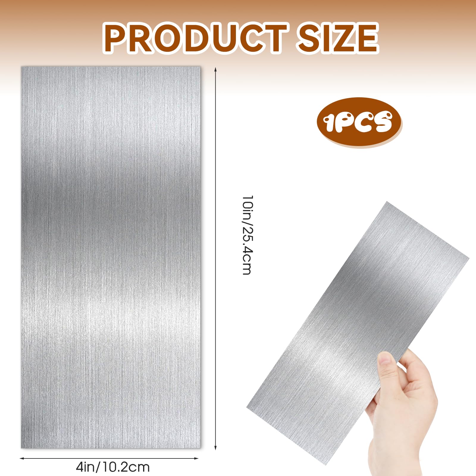 ROSYLEVE 4PCS Grattoir à Gâteau En Acier Inoxydable 22 X 8 Cm