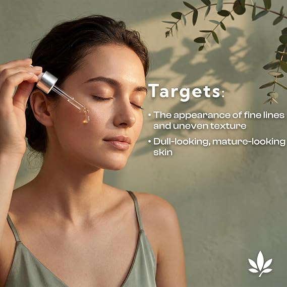 Vitamin A Gece Serumu - %0.3 Retinol, Hyaluronik Asit ve Aloe Vera, İnce Çizgi ve Kırışıklık Görünümü Bakımı, Daha Pürüzsüz Genç Görünüm, Konsantre Gece Yüz Serumu, 30 ml / 1 fl oz