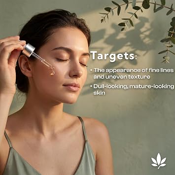 Vitamin A Gece Serumu - %0.3 Retinol, Hyaluronik Asit ve Aloe Vera, İnce Çizgi ve Kırışıklık Görünümü Bakımı, Daha Pürüzsüz Genç Görünüm, Konsantre Gece Yüz Serumu, 30 ml / 1 fl oz