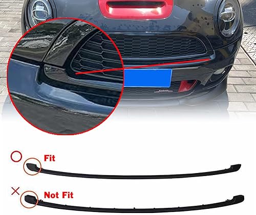 Miniatura 2 de Rejilla de parachoques delantero de coche de malla + marco para Mini Cooper R55 R56 R57 R58 2007-2015 negro