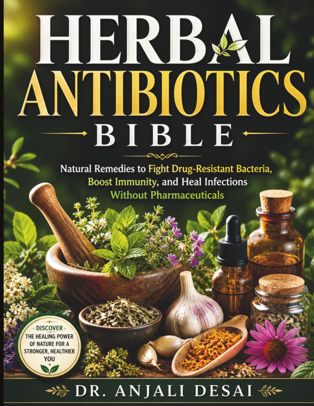 Herbal Antibiotics Bible: Natural Remedies to Fight Drug-Resistant Bacteria, Boost Immunity, and Heal Infections Without Pharmaceuticals
