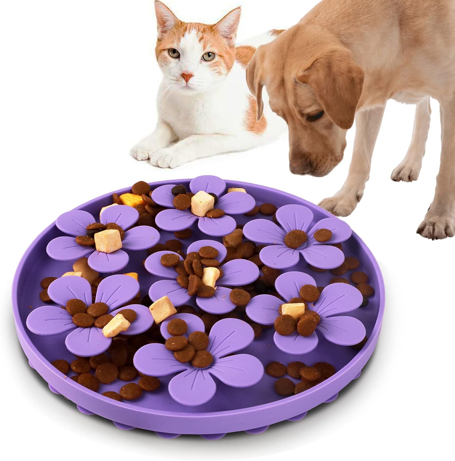 Lick Mat for Dogs, Slow Feeder Licking Treat Mat, Anxiety Relief, Build Healthy Eating Habit, Boost Intelligence, Smell Training,…