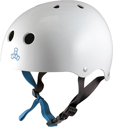 Triple Eight Sweatsaver Halo - Casco de agua, goma negra