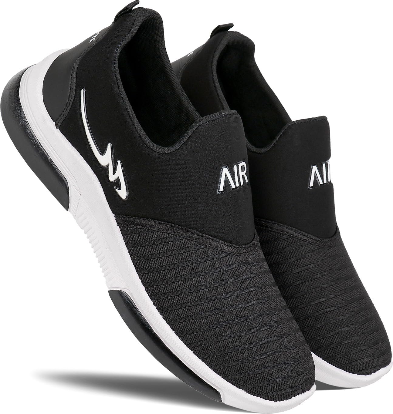 Free Kicks FK- MXO Dailywear Slip On Sneakers for Men (Black) (B0D5453XNV) Amazon Price History, Amazon Price Tracker