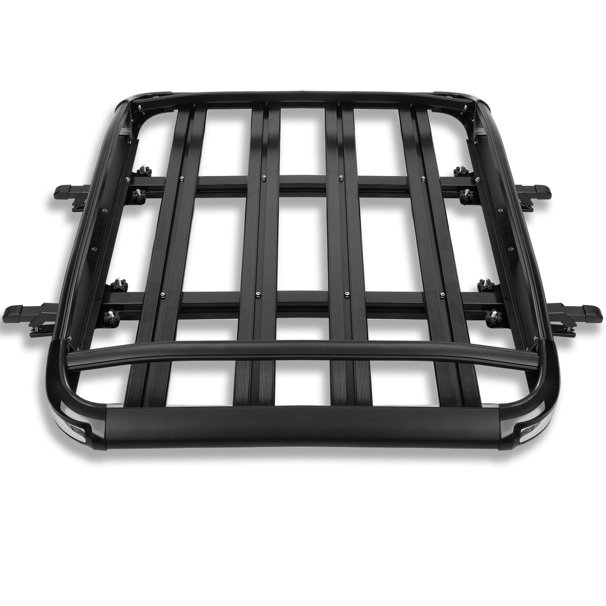 Roof Basket 49.6 x 37.7 x 6.3''Aluminum Car Roof Rack 175lbs Capacity Roof Rack Basket Anti-Corrosion,Waterproof,Durable Roof Rack Cargo Carrier for Car,Van,Truck/SUV for Luggage,Bicycle