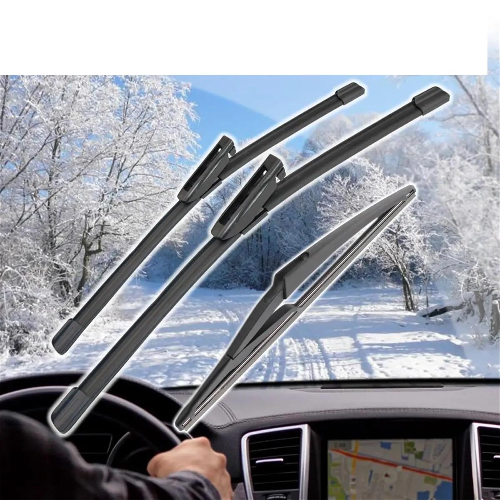 Accesorios Para Cepillos Escobillas Limpiaparabrisas Delanteras Y Traseras Cortador De Accesorios Para Coche Para Citroën DS3 DS 3 2009-2016