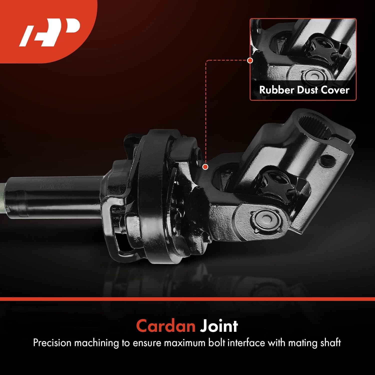 A-Premium Upper Intermediate Steering Shaft Steering Column Shaft Compatible with Toyota 4Runner 2003-2009, FJ Cruiser 2007-2010, Replace # 4522035170