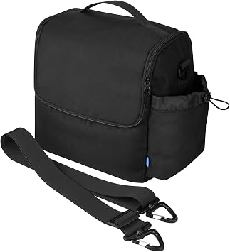 Xxerciz Carry Bag Compatible with Protein Powders, Sport Gym Bag with Adjustable Straps Compatible with Blender Shaker Bottle, Travel Duffel Case Carry On Backpack for Gym, Fitness, Workout