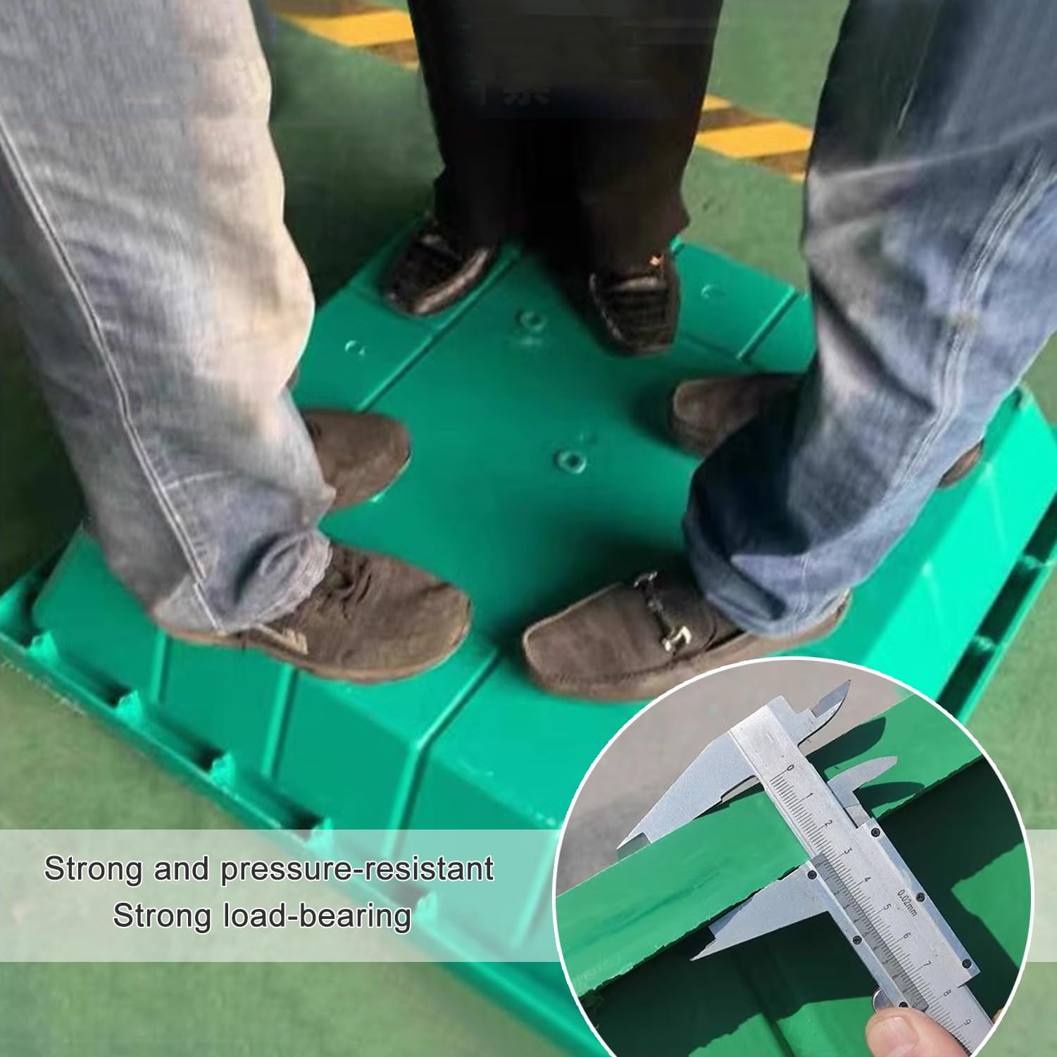 Copertura per fossa settica in resina con base, coperchio incorporato per piscina per acque luride per pavimentazione ed erba