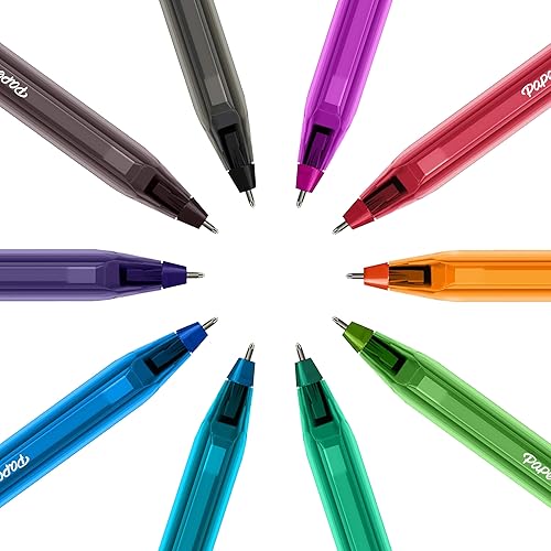 Miniatura 7 de Paper Mate InkJoy 100ST - Bolígrafos de punta media (0.039 pulgadas), color negro, 100 unidades