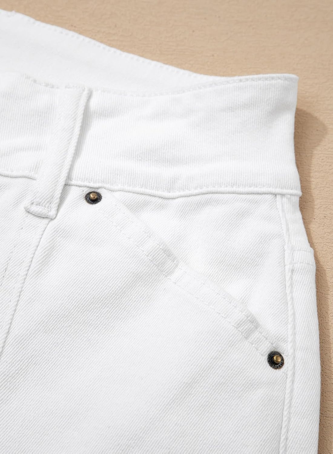 Sidefeel Women's Wide Leg Jeans High Waisted Stretchy Straight Leg Jeans Trendy Seamed Front Loose Denim Pants - Image 4