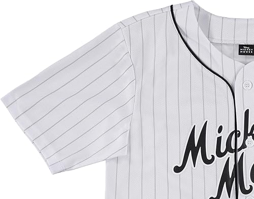 Miniatura 3 de Disney Camiseta de béisbol con botones de malla Mickey Mouse para niño