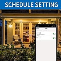 Vista 5 de ANWIO Bombillas inteligentes de 8.5 W (reemplazo de 60 W) A19 E26 bombilla LED funciona con Alexa, Google Assistant, aplicación Smart Life