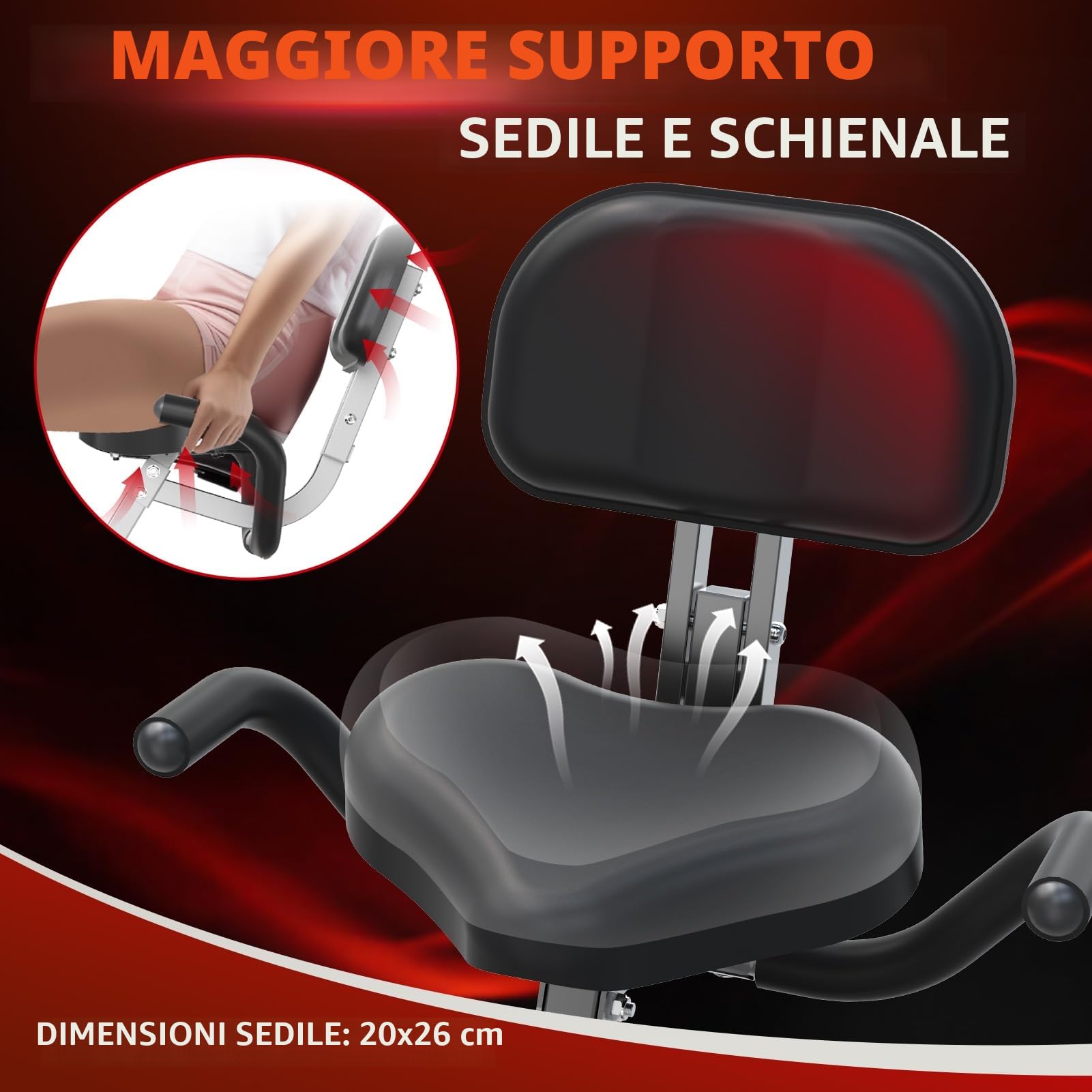 PASYOU Cyclette Pieghevole 3 in 1, Bicicletta magneticaper la Casa, Spinning Bike con monitor LCD e sensore di frequenza cardiaca, Cyclette a 10 livelli di resistenza magnetica,Salvaspazio