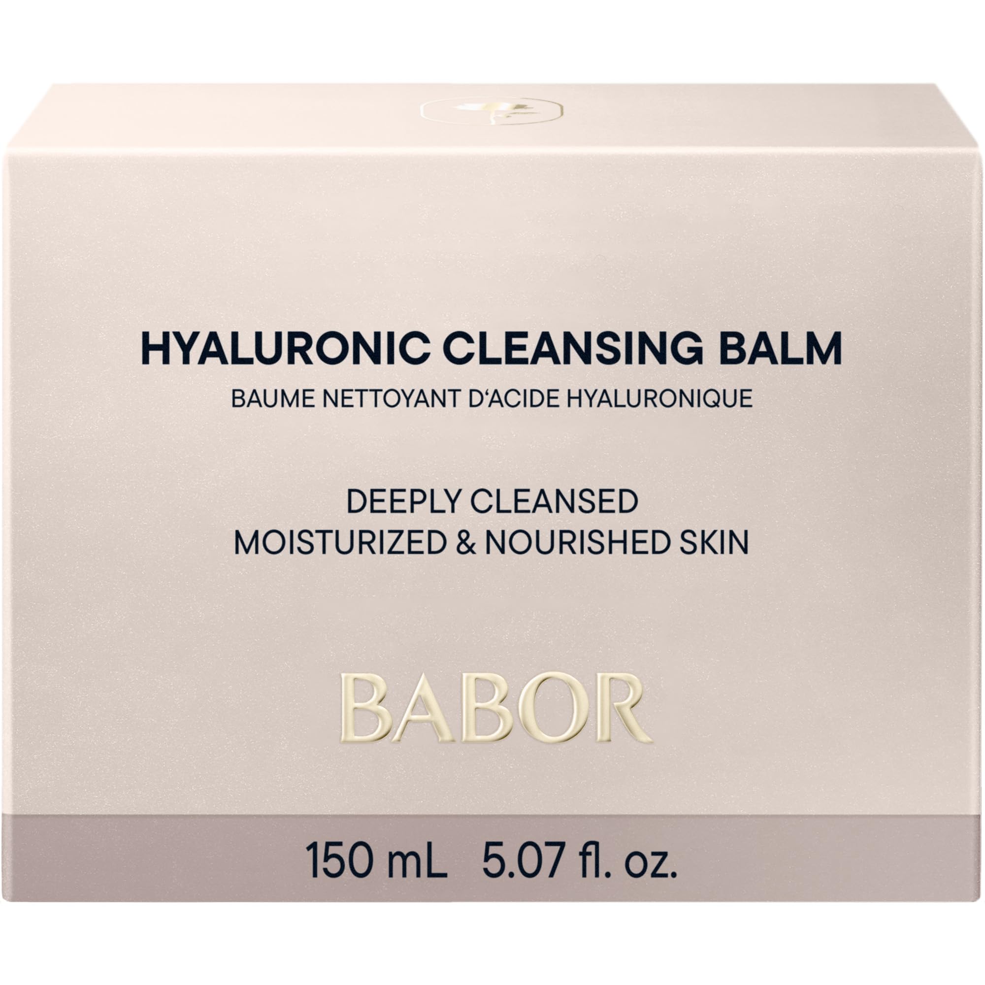 BABOR Hyaluronic Cleansing Balm, głęboki środek do czyszczenia twarzy do delikatnego czyszczenia, z kwasem hialuronowym, 1 x 150 ml