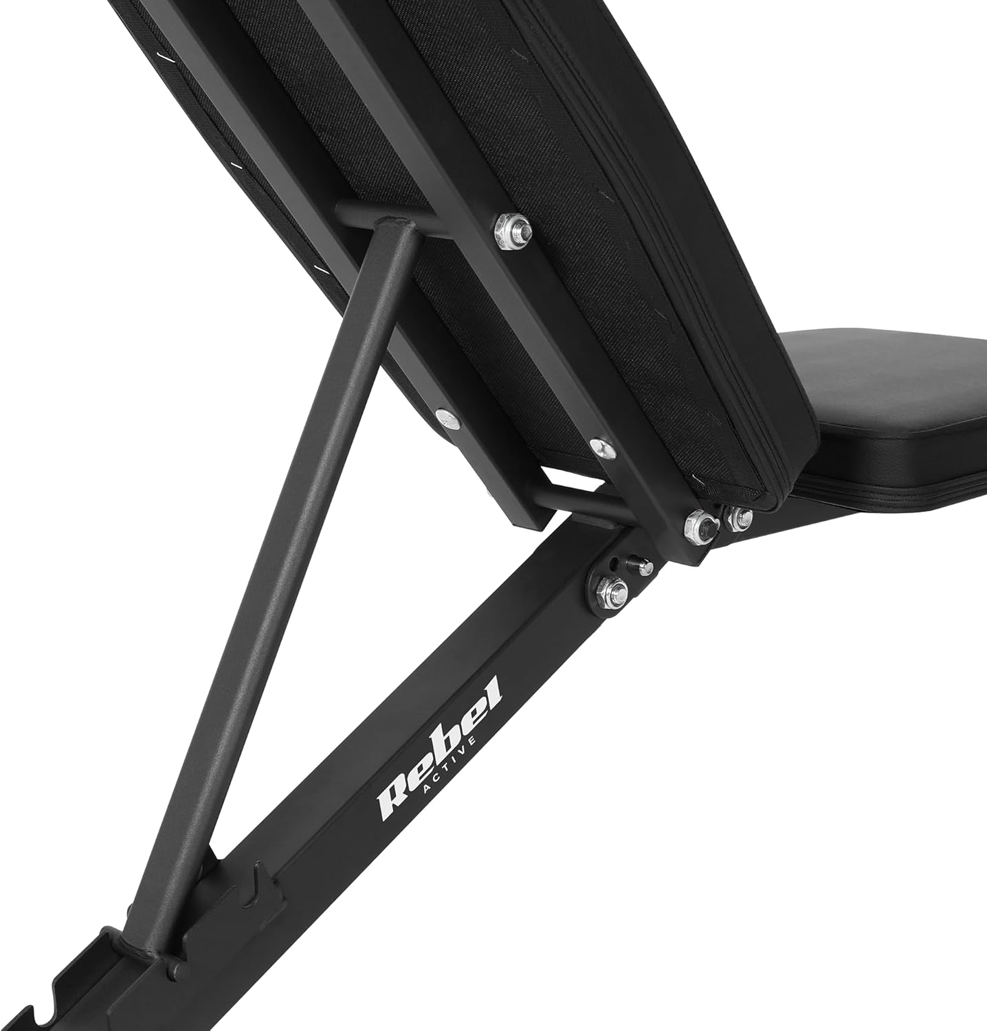 Close-up of backrest adjustment mechanism