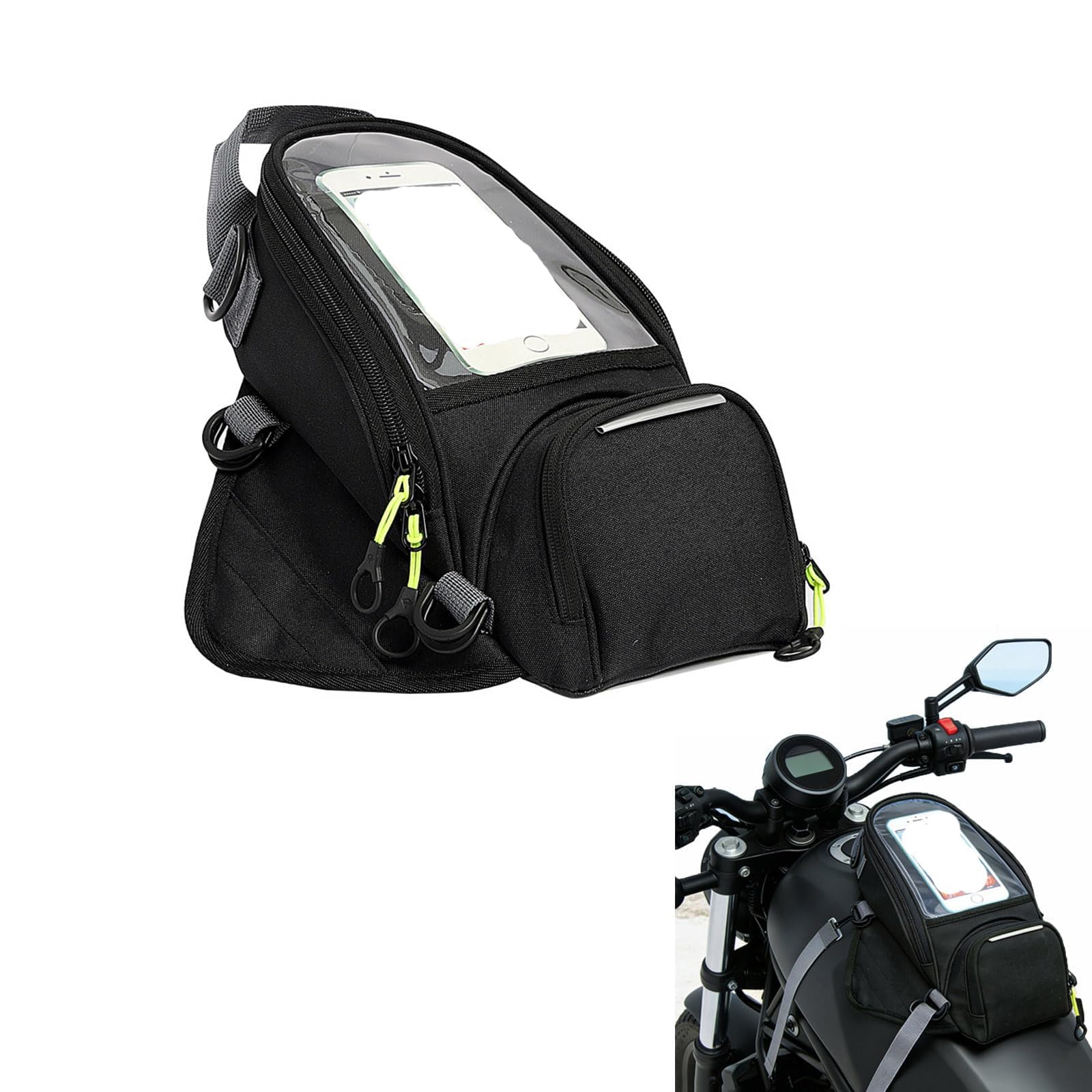 HFFTYU Motorcycle Tank Bag for Yamaha NMAX155 NMAX125 20-23