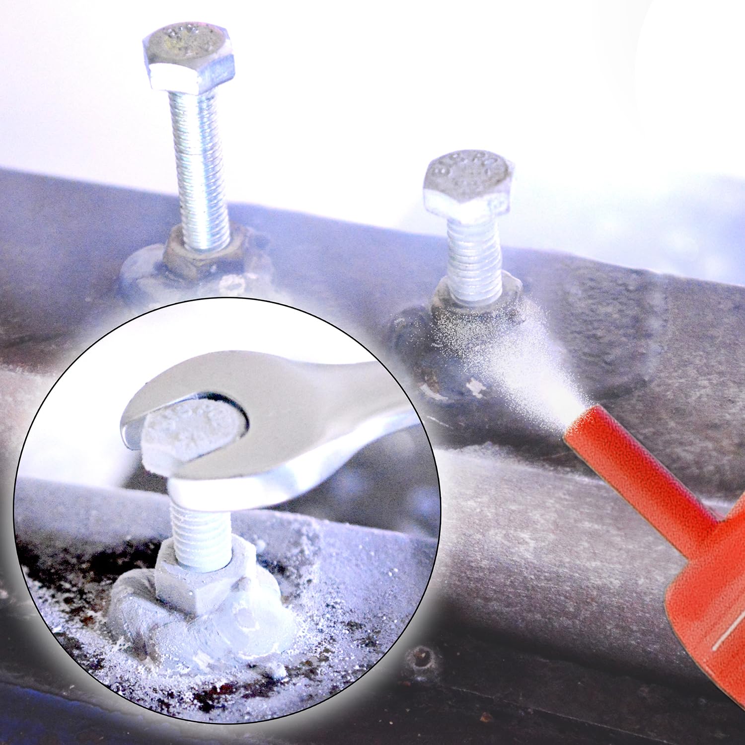 AABCOOLING 24x Rust Off Ice 500ml – Lubrificante Penetrante e Anticorrosione, Convertitore di Ruggine, Sblocca le Parti Più Difficili, per Accessori per Utensili, Serrature, Cerniere e Ingranaggi