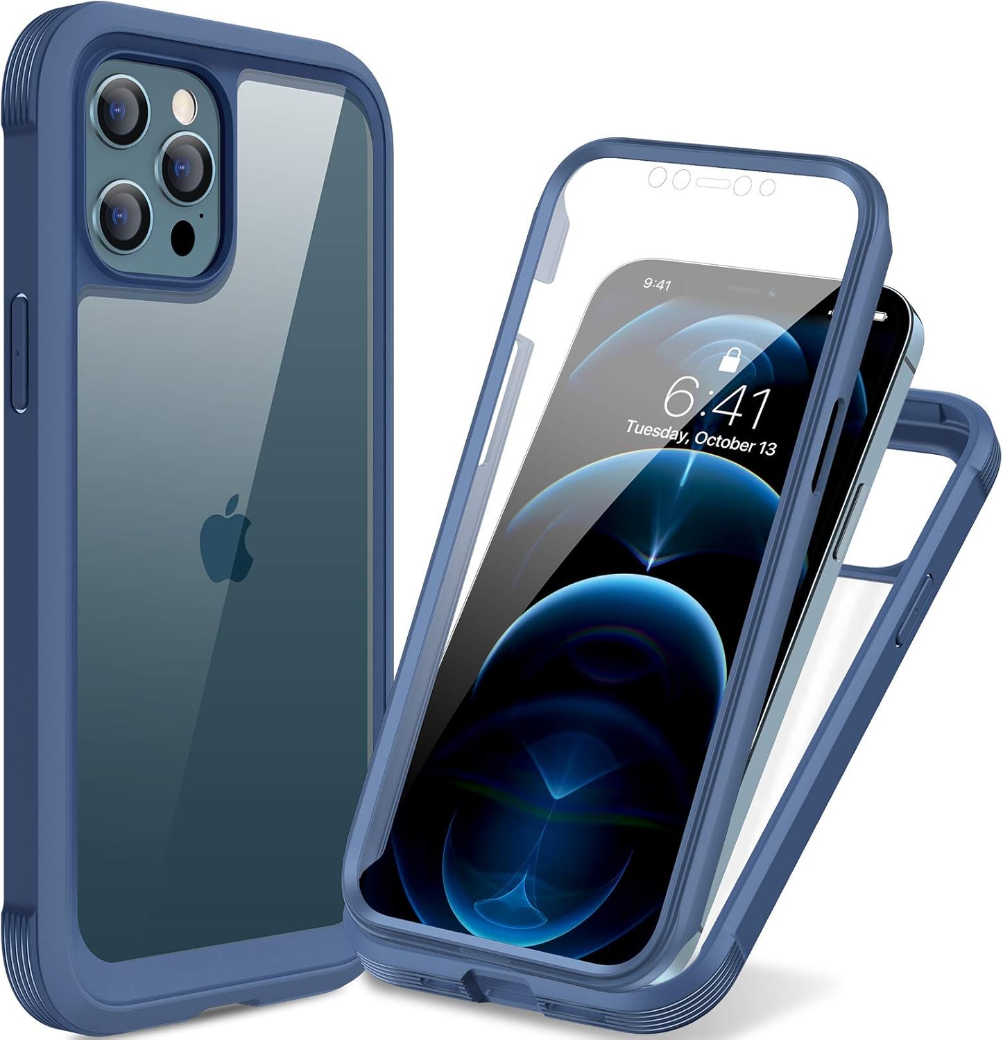 Amazon Com Miracase Shockproof Case Designed For Iphone 12 Pro Max 6 7 Built In Touch Sensitive Anti Scratch Screen Protector Pass Ft Drop Test Military Grade Phone Protective Cover Navy Blue Clear Amazon Com Miracase Shockproof Case Designed For Iphone 12 Pro Max 6 7 Built In Touch Sensitive Anti Scratch Screen Protector Pass Ft Drop Test Military Grade Phone Protective Cover Navy Blue Clear