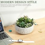 6inch Artificial Succulent Plants in Pots,Fake Succulents with Gray Ceramic Pot for Home Office Desk Bathroom Coffee Table Decor