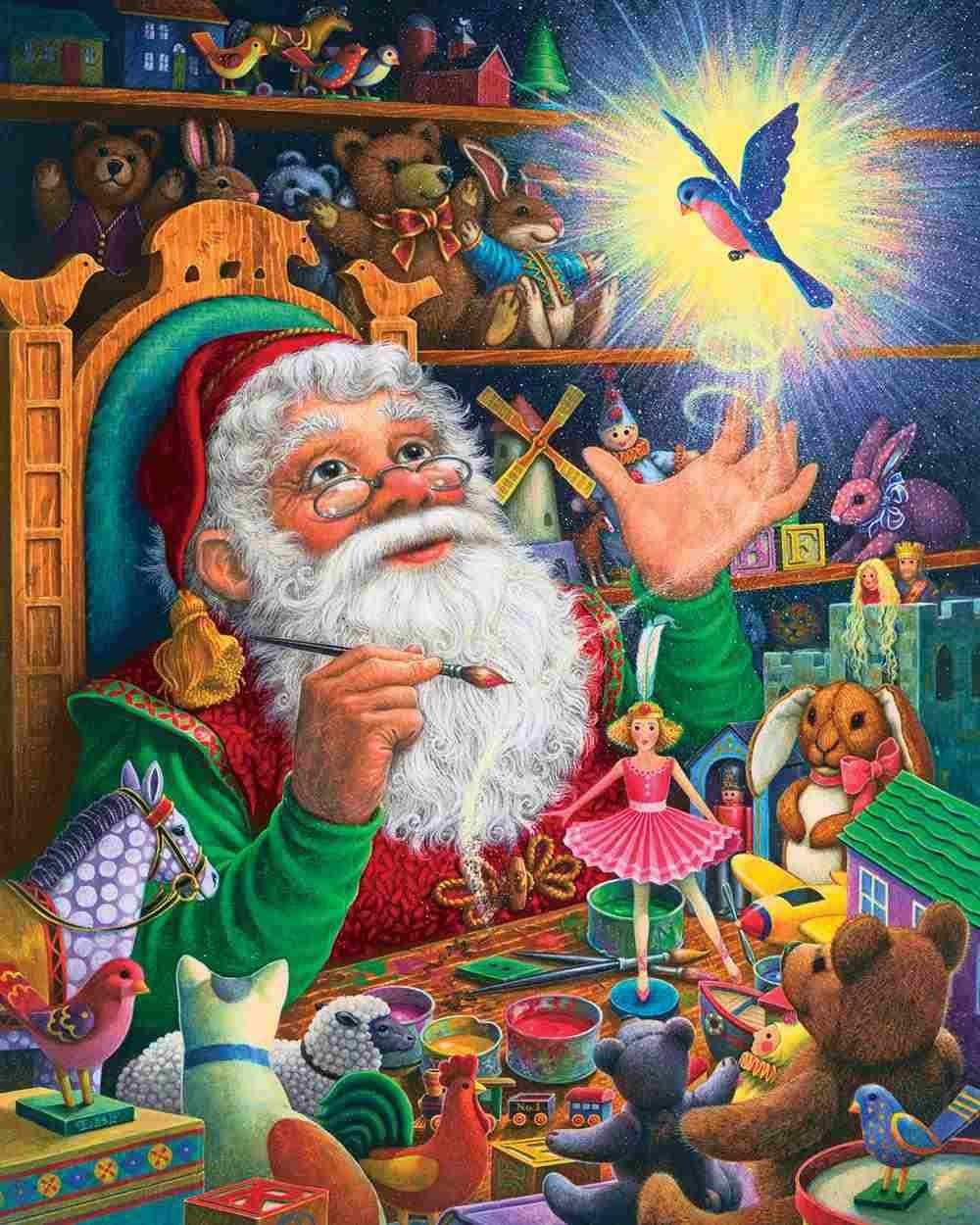 Springbok Puzzles - Magic Touch - 1000 Piece Jigsaw Puzzle - Large 24 Inches by 30 Inches Puzzle - Made in USA - Unique Cut Interlocking Pieces