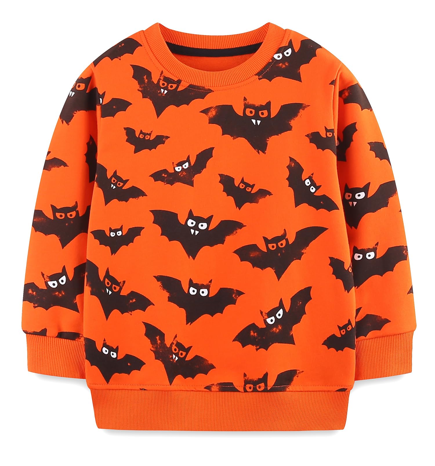 Toddler Boys Sweatshirts Kids Cotton Long Sleeve Crewneck Pullover Cartoon Print Shirts 2-7T