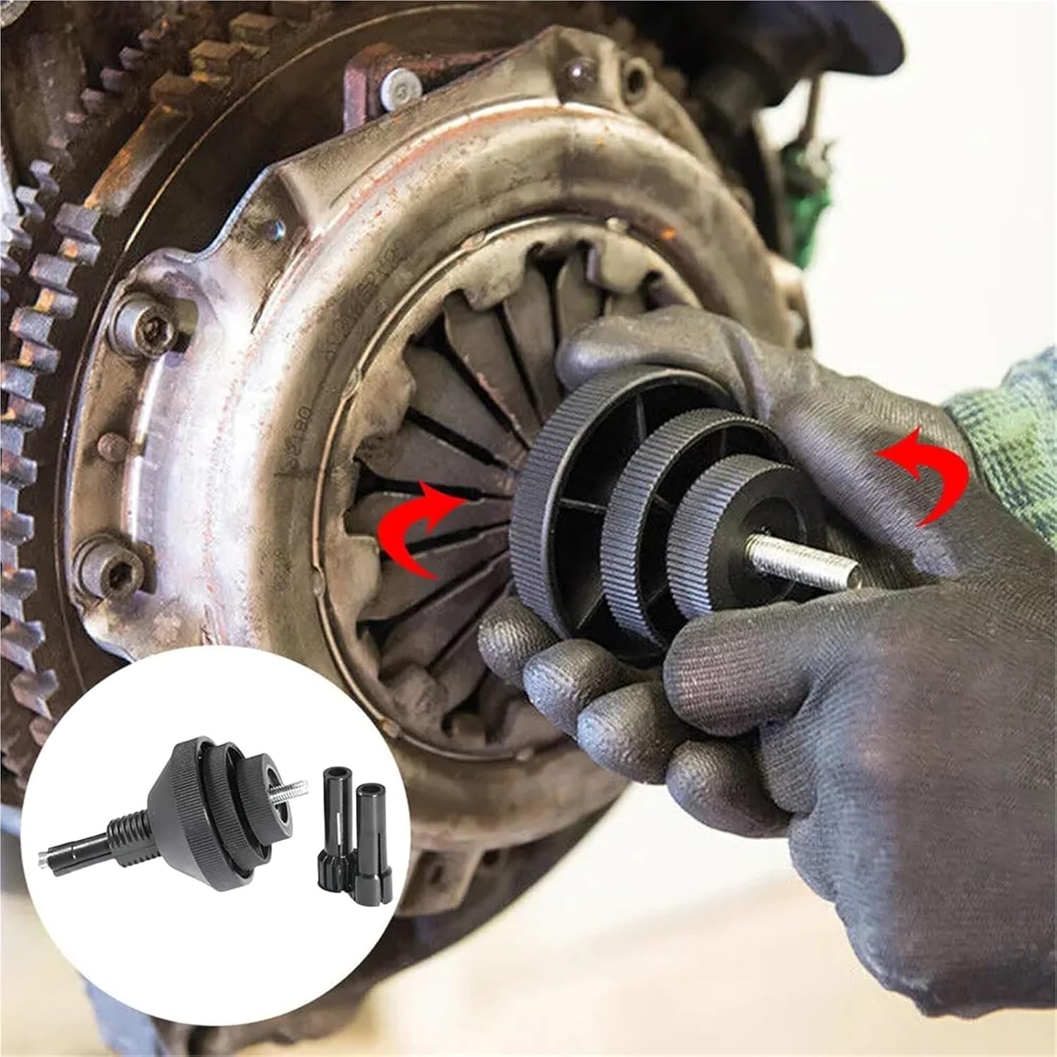 Auto Clutch Alignment Tool Car Alignment Centering Tool Plastic Dismantle Tool Car Repair Fix Correcting(1PCS)