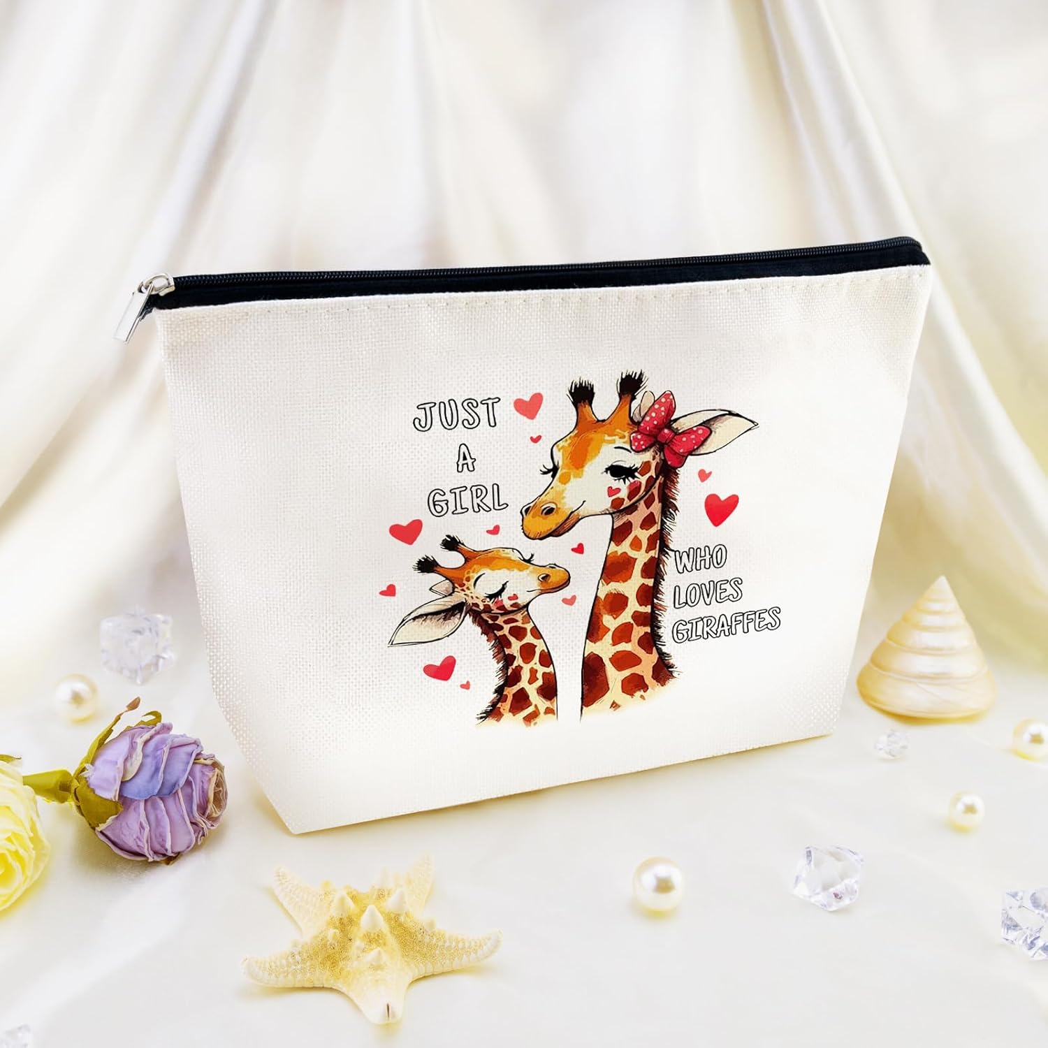 Giraffe Gifts for Women Giraffes Gift for Her Giraffe Decor Stuff Bag for Giraffes Lovers Giraffes Cosmetic Bag Travel Toiletry Bags Graduation Birthday Christmas Stocking Stuffers - Image 5