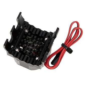 DKKY RC Motor Cooling Fan Heatsink 21000RPM 36mm for Traxxas TRX4 TRX6 Axial SCX10 540 550 1406 1410 1415 1412 Motor (Black)