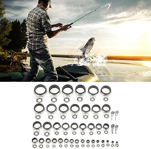 Miniatura 4 de 41 in 1 Set Rosting Tackle Fishing Rod s, Fishing Accessory with Less Steel and Ceramic l, Tips for Rock Castis