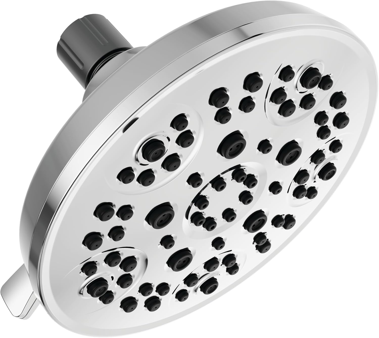 Delta 4-Setting In2ition 2-in-1 Dual Shower Head with Handheld Spray, Matte Black Detachable Shower Head with Hose, 1.75 GPM Flow Rate, Matte Black 75491BL