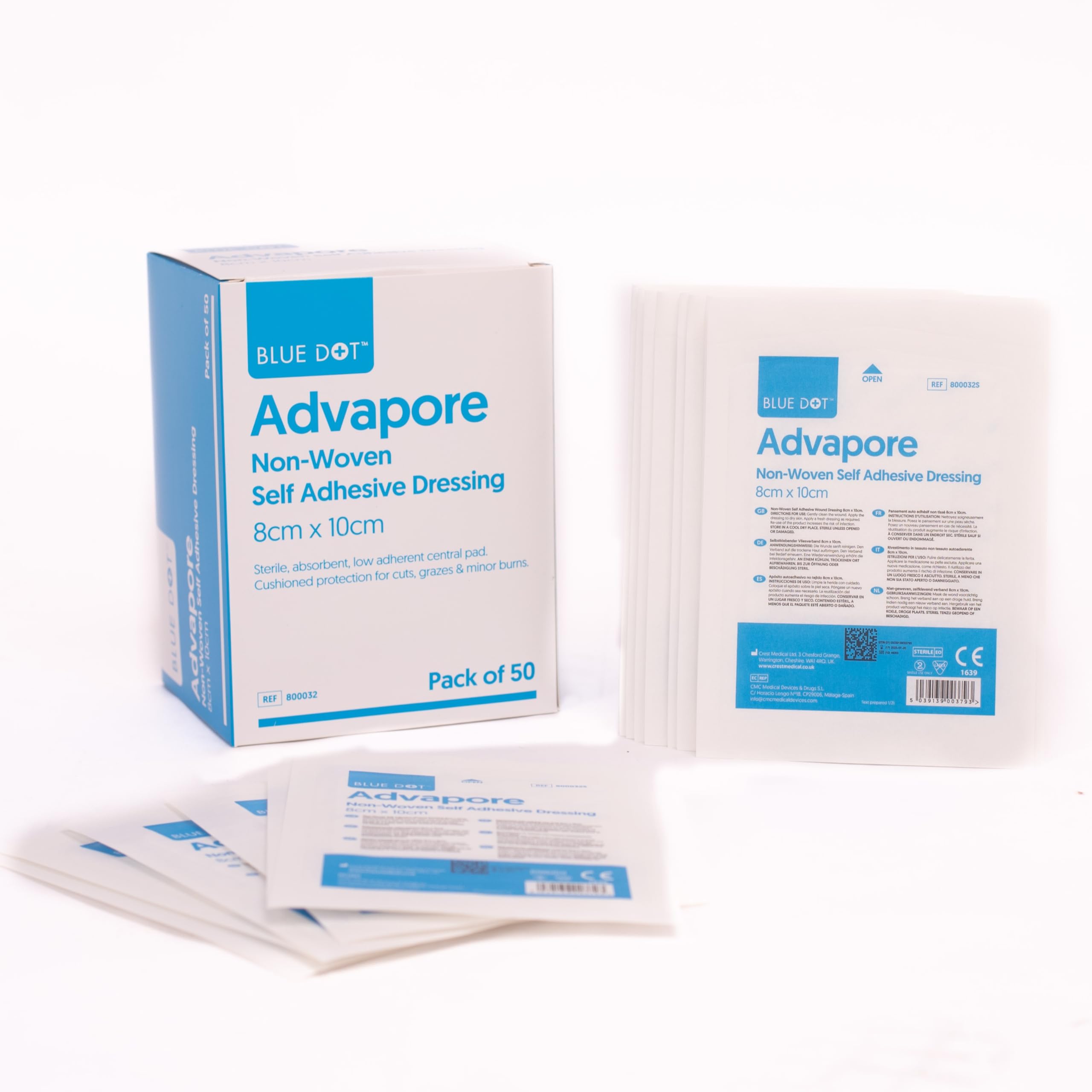8CM X10CM BIG PLASTER ADHESIVE WOUND DRESSING (PACK OF 5) - KNEES & ELBOWS