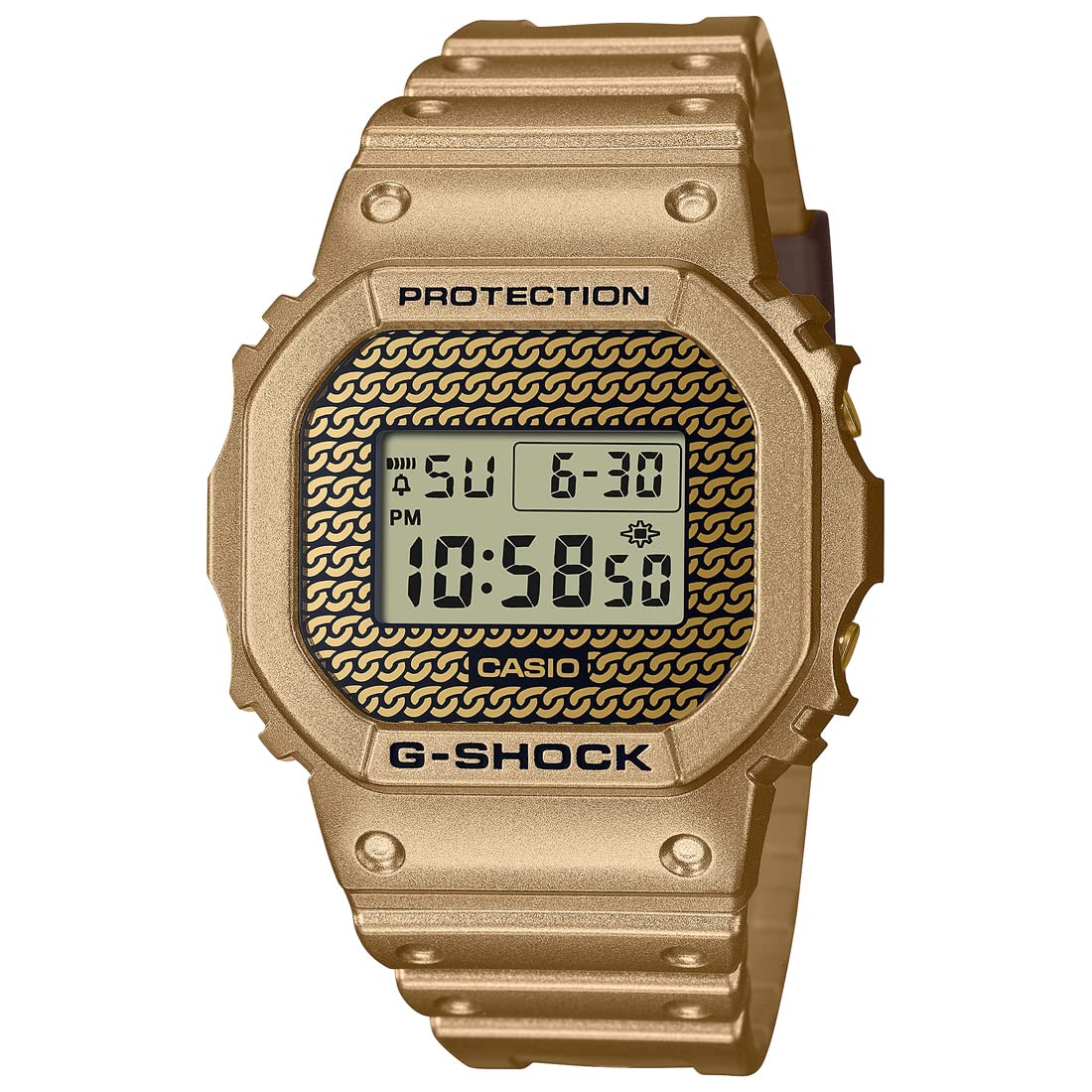 Casio G-Shock DWE-5600HG-1DR Digital Dial Gold Resin Strap Mens Watch Shock Resistant Changeable Strap G1268 (B0BG8PYLB6) Amazon Price History, Amazon Price Tracker