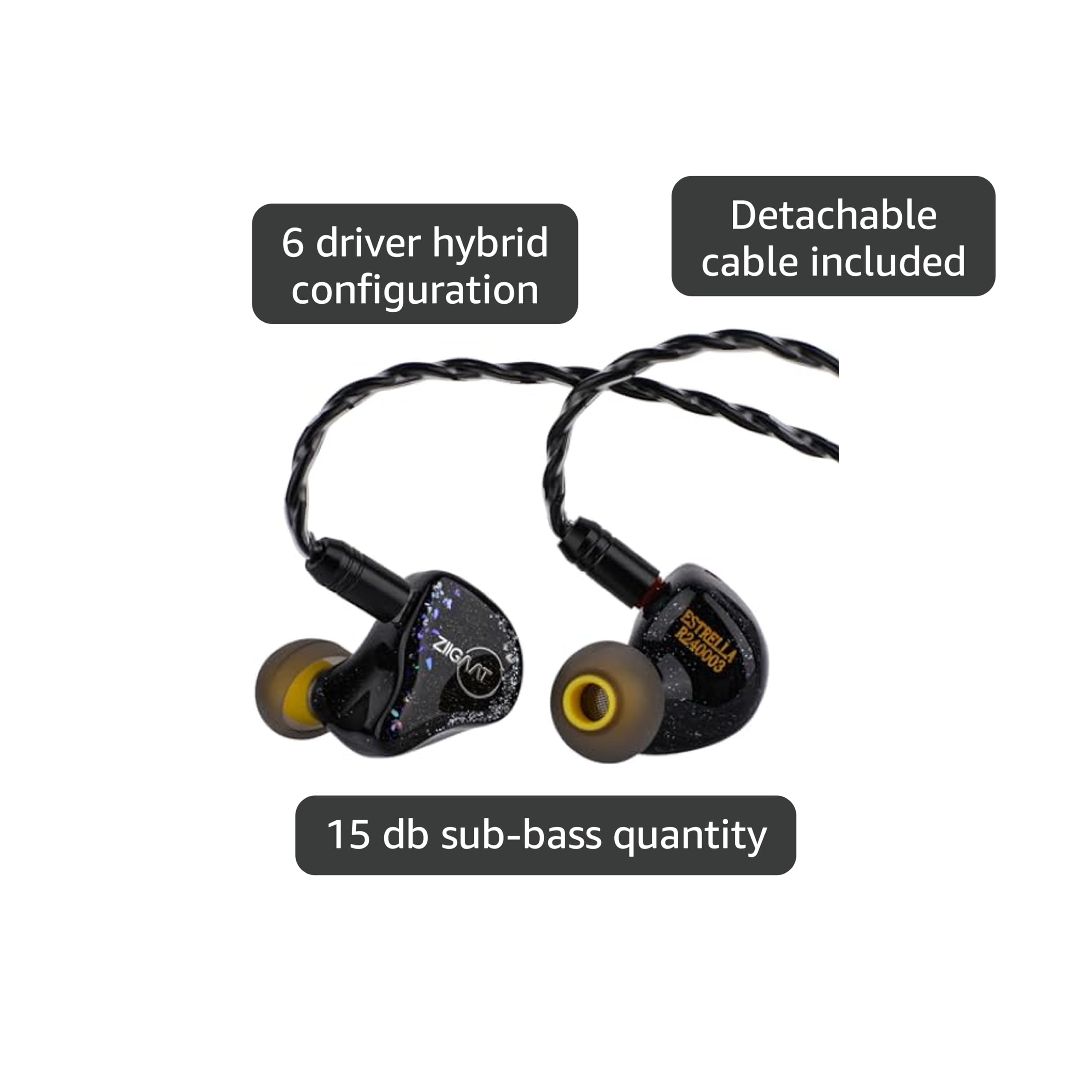 Amazon.co.jp: Linsoul ZiiGaat x Jay's Audio Estrella 2DD x 4BA