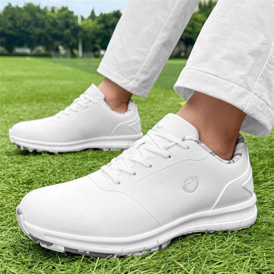 Damen Golf Turnschuhe wasserdichte Spikeless Weibliche Golfschuhe Bequeme rutschfeste Mädchen Golfer Wanderschuhe