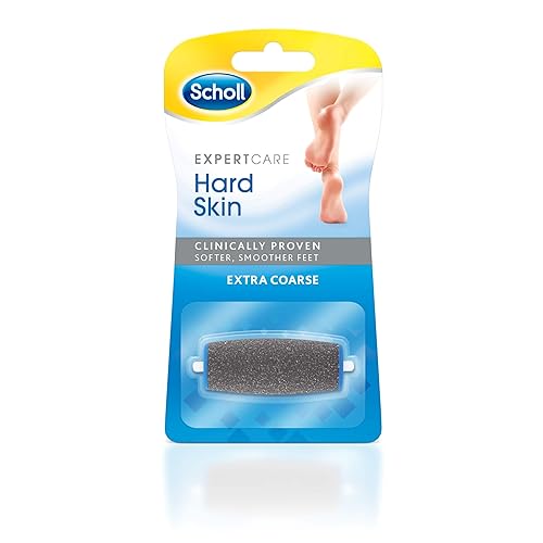 Scholl ExpertCare Hard Skin Refill - Extra Course Roller Head Refill for use with Scholl's Hard Skin Electric Foot File Range. Size: 1 Unit = 1 Roller Head