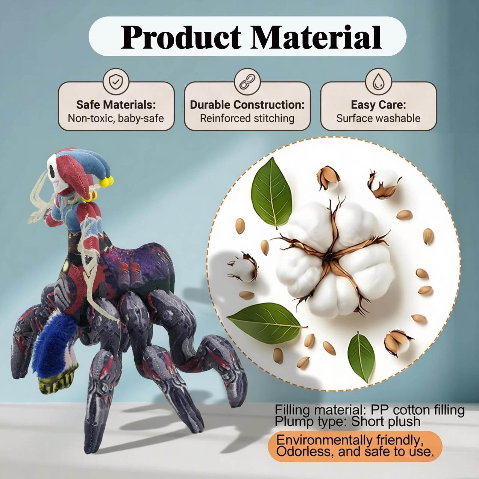 Wrongsides Outimals Plush Toy Set, Wrongsides Outimals Plushies, Horror Game Doll Monster Horror Plush for Kid and Fans (Brown) - 4