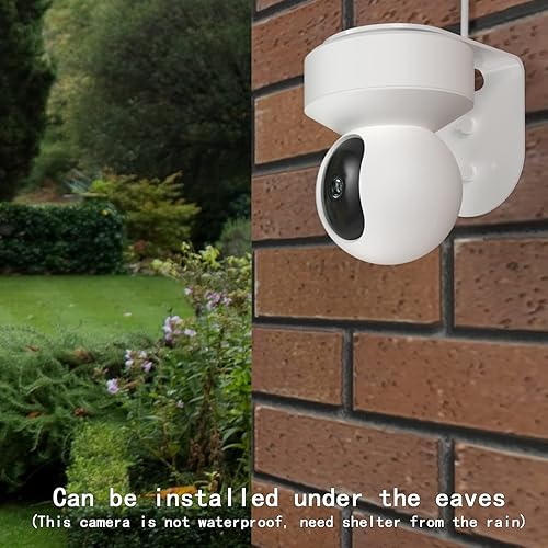 Vista 4 de Zwolf Soporte de pared de metal en L para cámara Reolink E1 Pro, proporciona mejores ángulos de visión para cámara interior Reolink (no incluida)