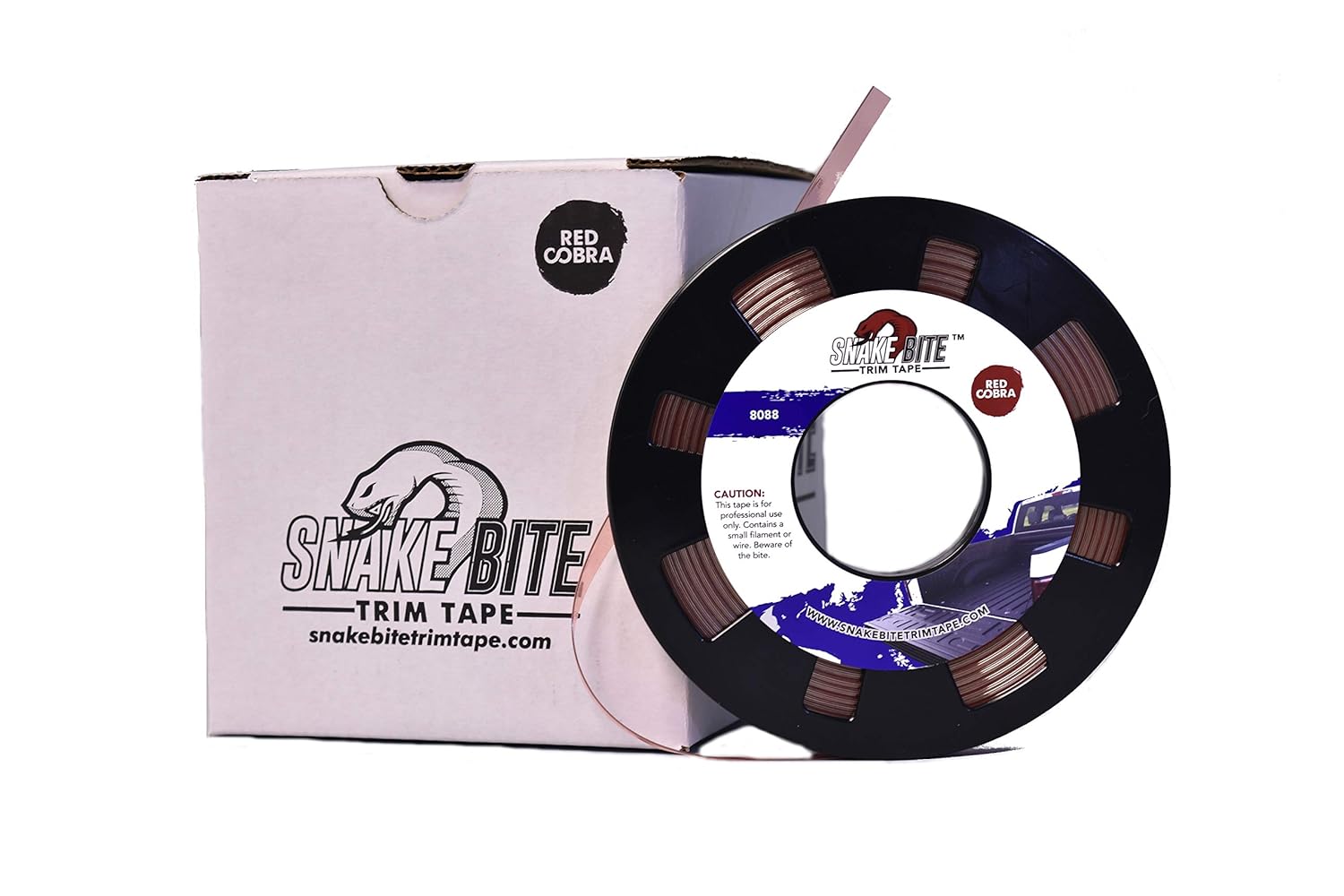 Red Cobra Trim Tape, Bedliner Wire Cutting Tape 120ft Roll - Box of 10