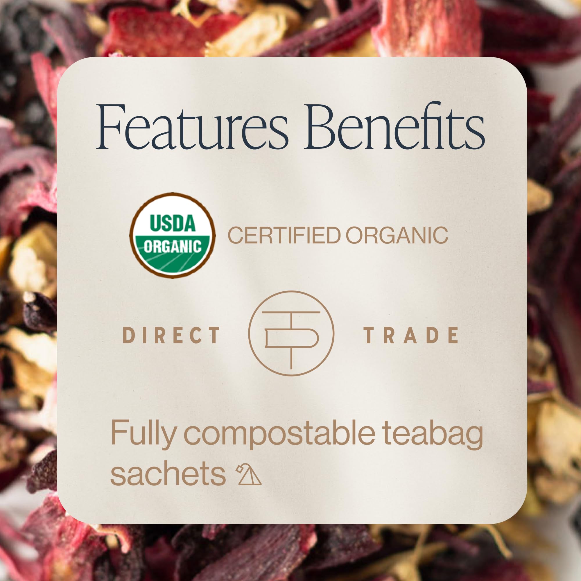 Rishi Tea Elderberry Healer Herbal Tea - Organic Caffeine Free Sachet Bags Antioxidant Elderberry with Ginger Hibiscus - — view 2