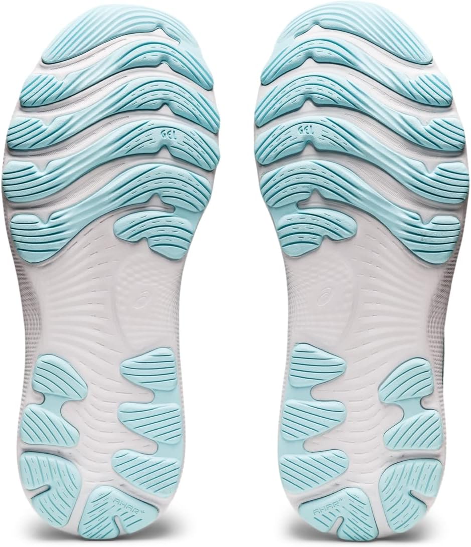 ASICS Women's Gel-Nimbus 24 Running Shoes 5 Wide Sage/Clear Blue