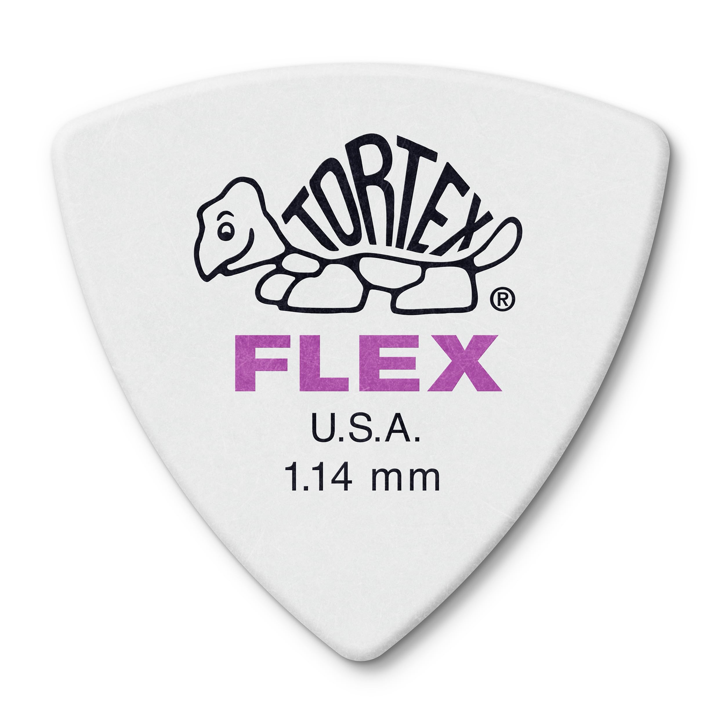 Jim Dunlop 456R1.14 Guitar Picks, 1.14 mm, White