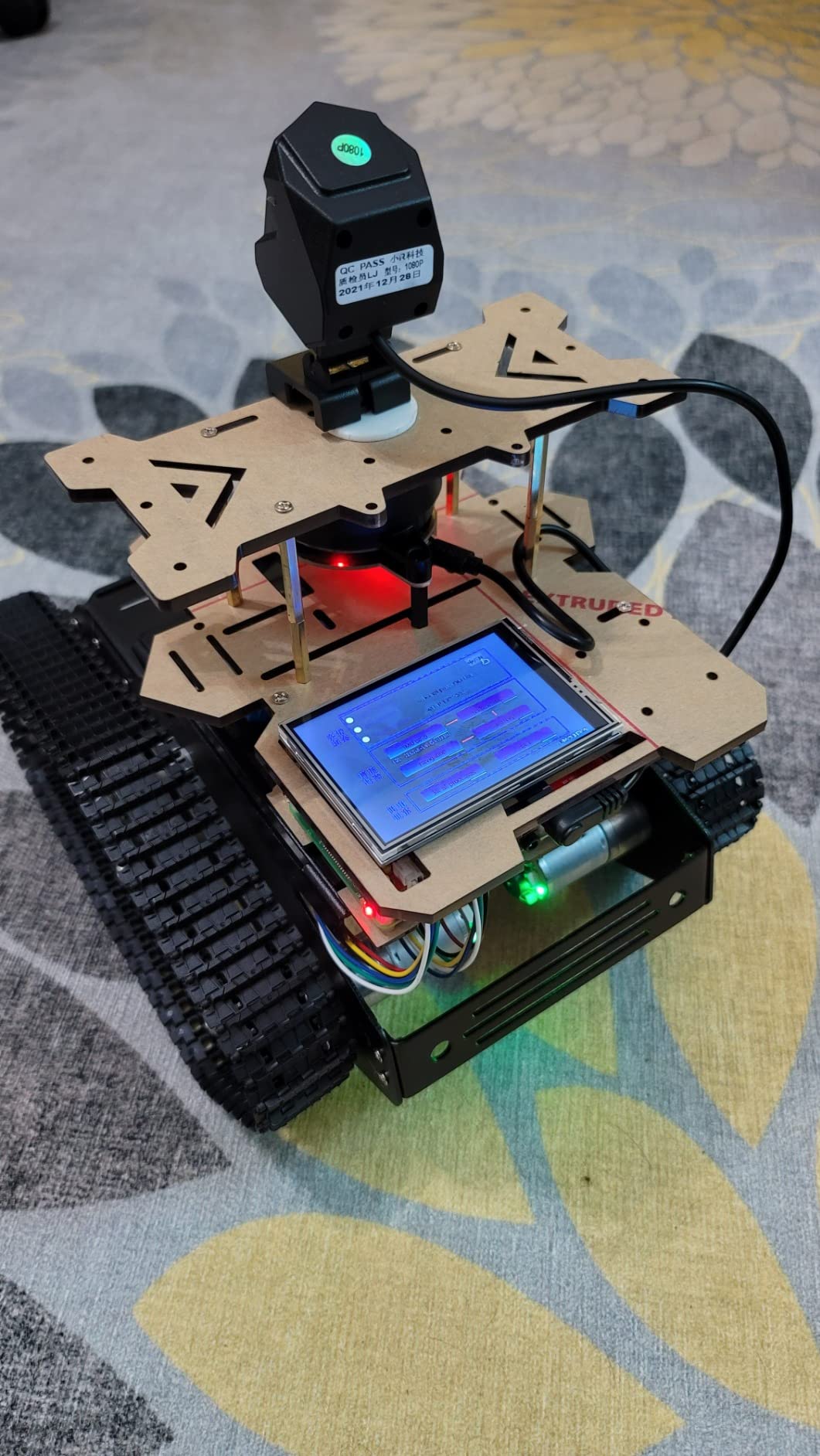 $14/mo - Finance Raspberry Pi Smart AI Robot Car Kit, ROS SLAM Tank Car ...