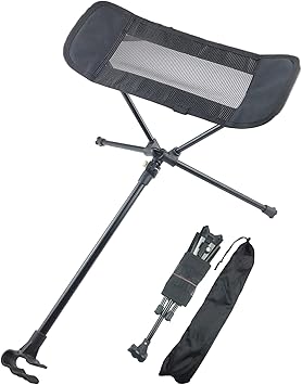 Camping Foot Rest for Hammock Chair - Folding Attachable Footrest Attachment with Retractable Design