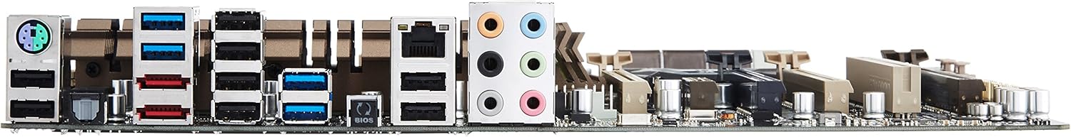 Rear I/O panel of the ASUS TUF SABERTOOTH 990FX R2.0 Motherboard